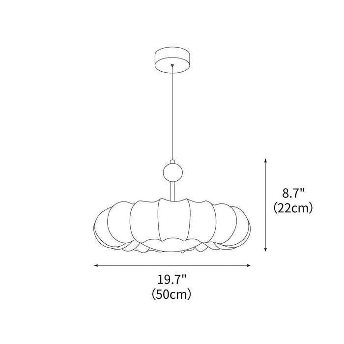 Winnie Veil Pendant Light 19.7"