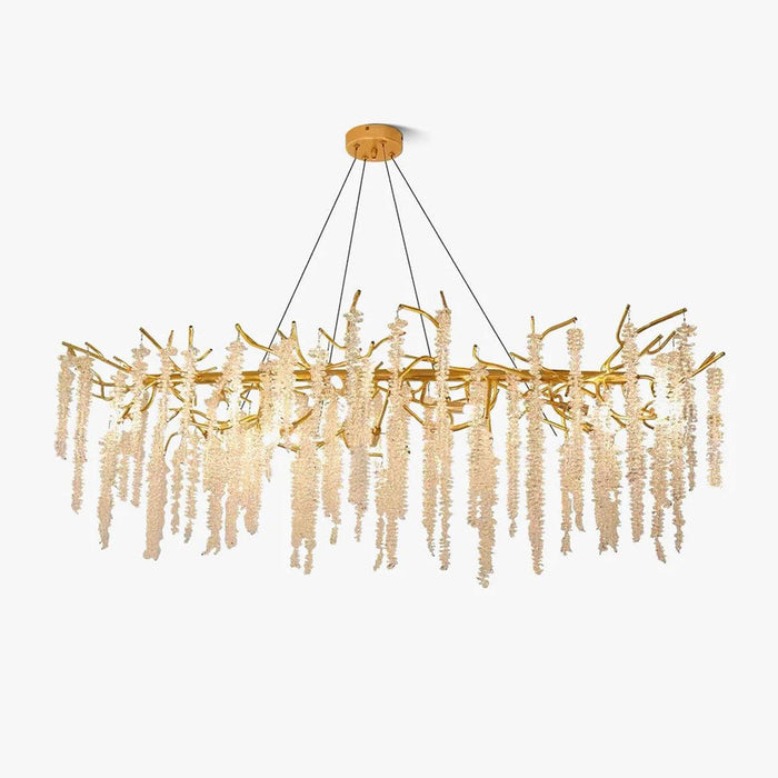 Wisteria Flower Crystal Chandelier