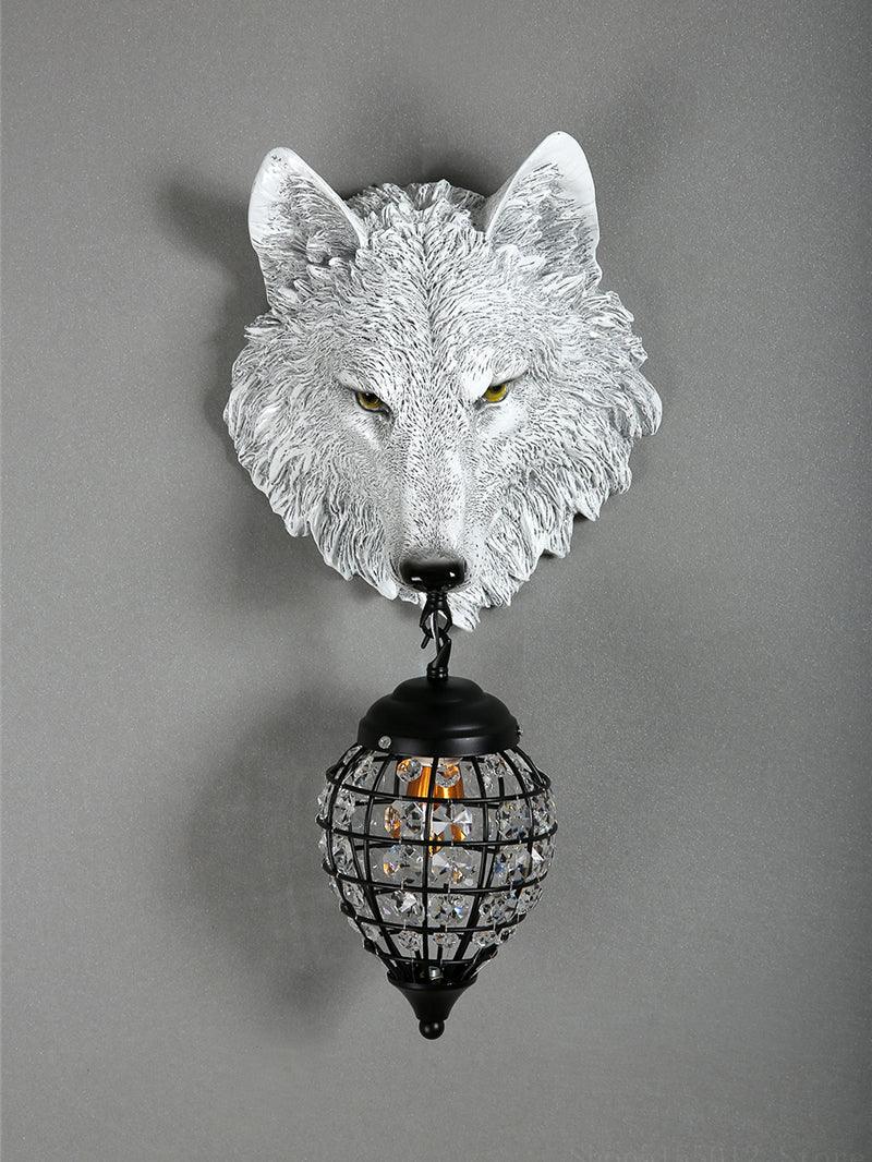 Wolf Head Wall Lamp 10.6