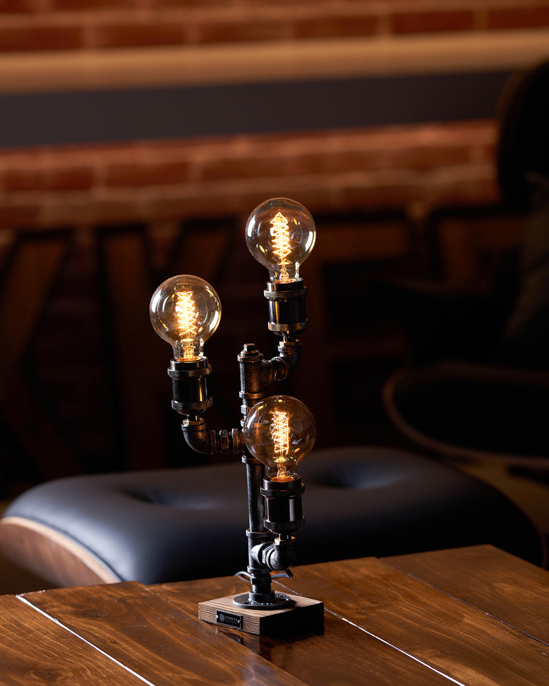 Wood Edison Table Lamp