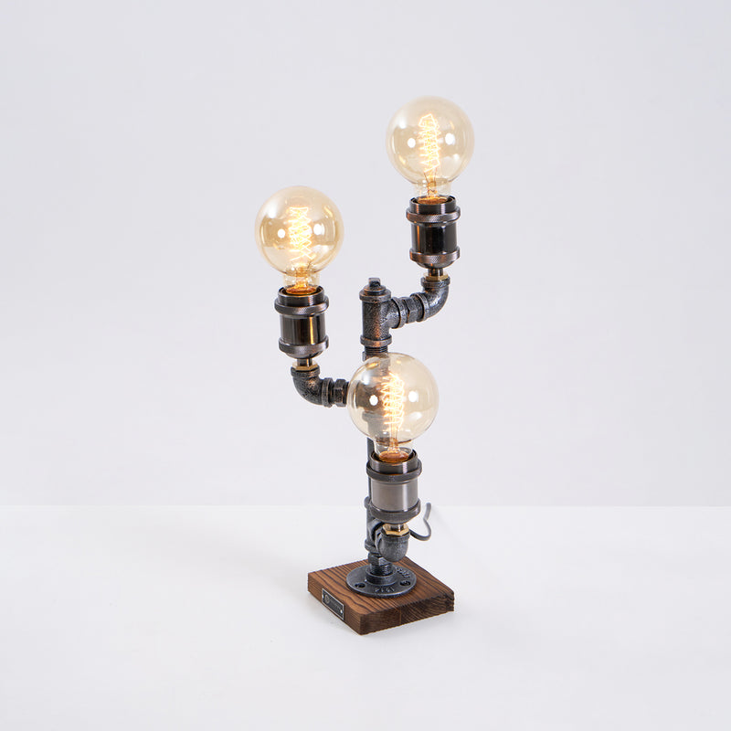 Wood Edison Table Lamp