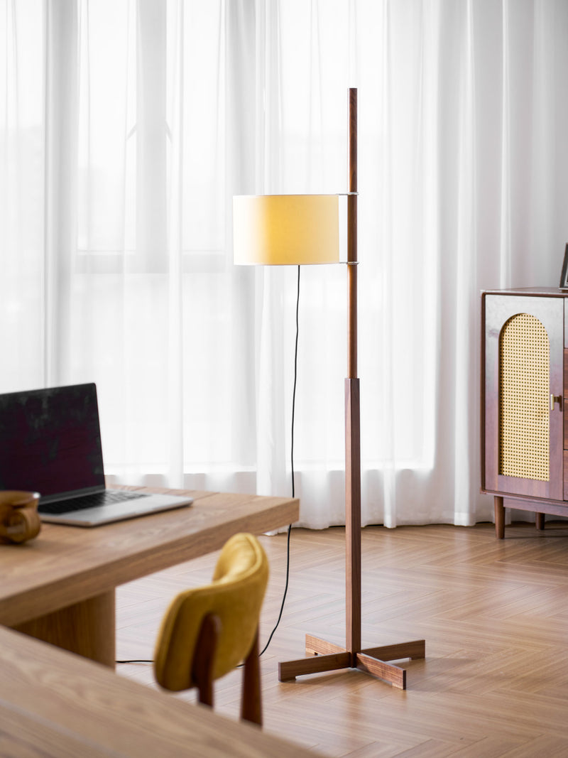 Wood Tmm Floor Lamp 11.8"