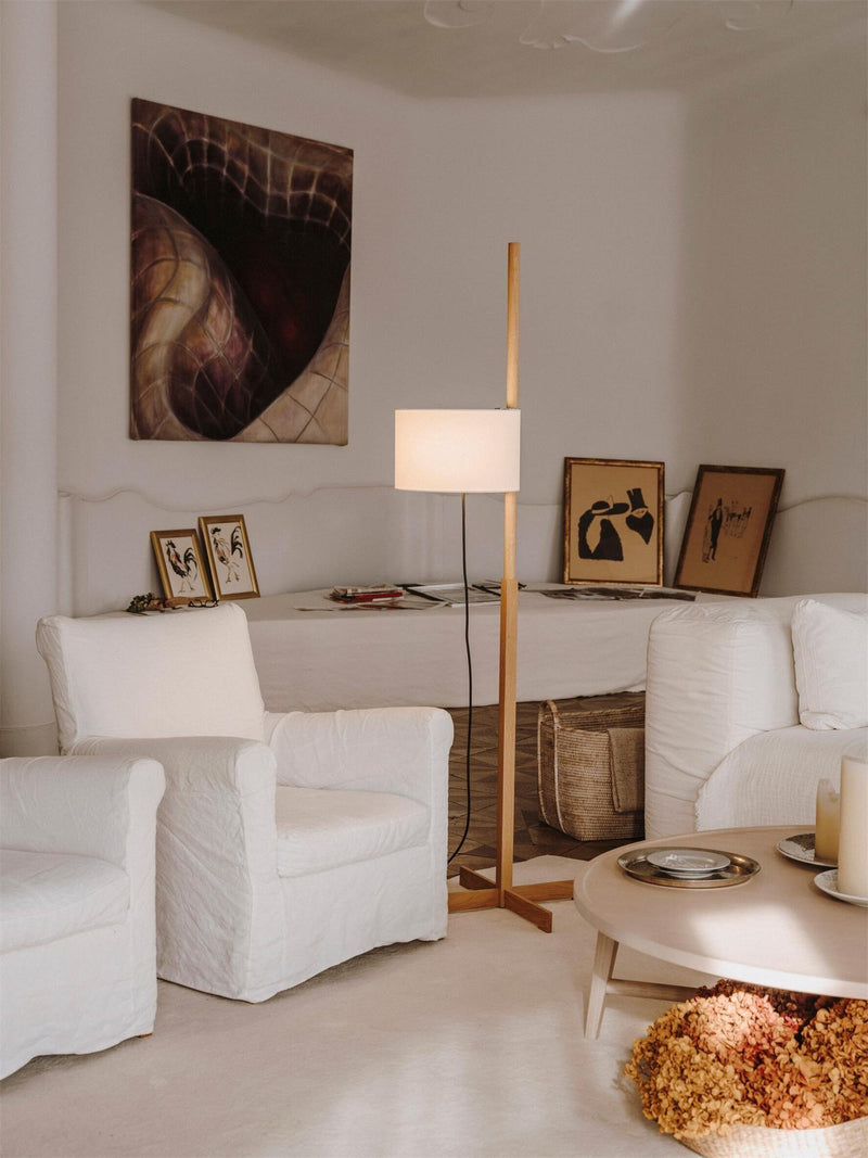 Wood Tmm Floor Lamp 11.8"