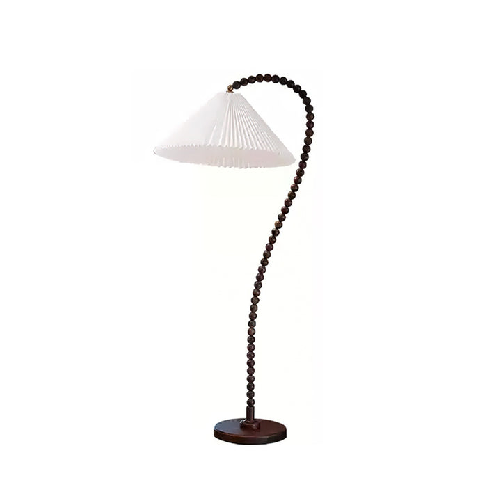 Wooden Bead Floor Lamp 21.7"