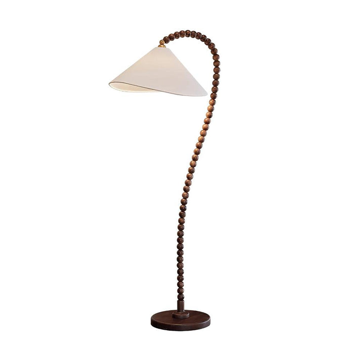 Wooden Bead Floor Lamp 19.7"