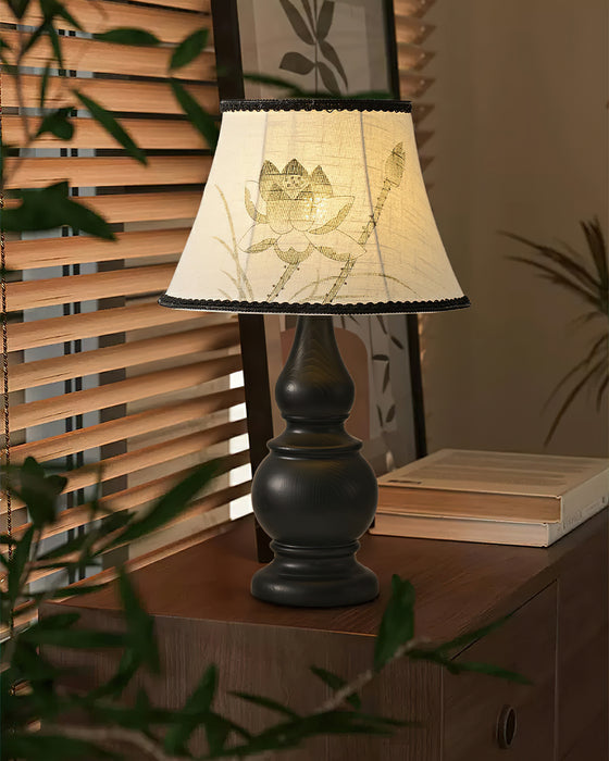 Zen Lotus Table Lamp 13"