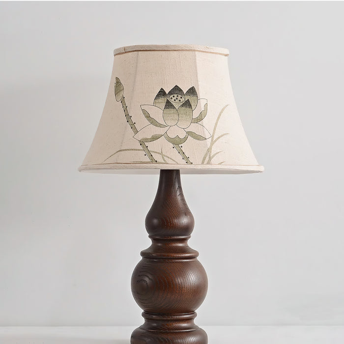 Zen Lotus Table Lamp 13"