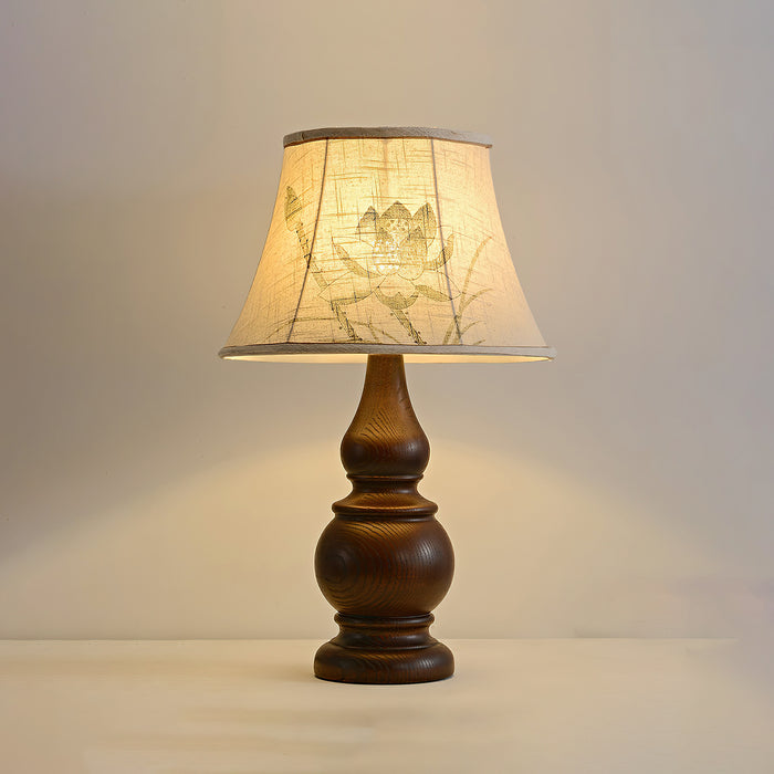 Zen Lotus Table Lamp 13"