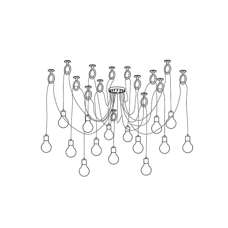 Industrial Spider Chandelier